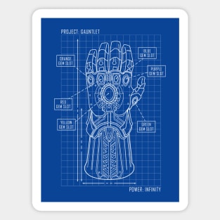 Infinity Blueprint Magnet